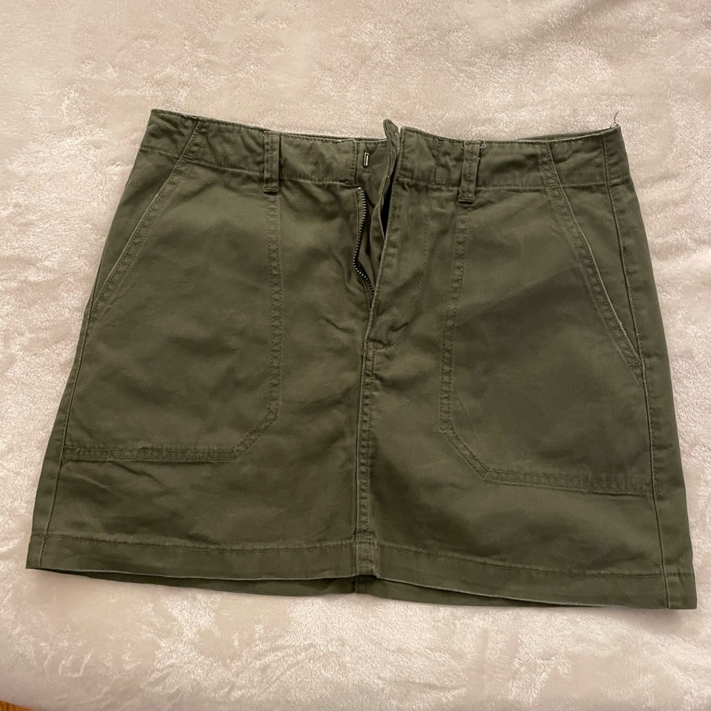 Indigo Rein - Green Mini Skirt